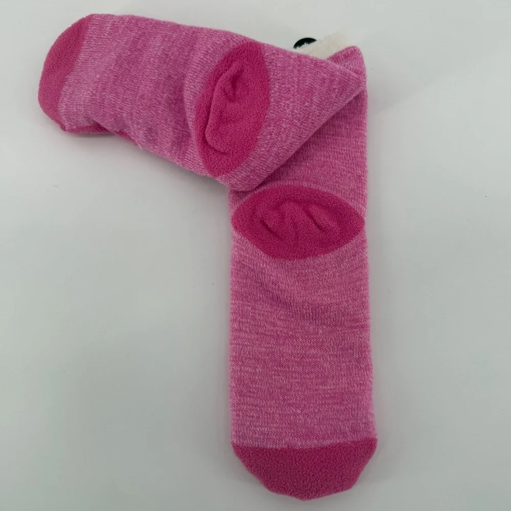 NWT Northeast Outfitters Cozy Cabin Aloe Infused Flamingo Socks Size Y 10K-4‎